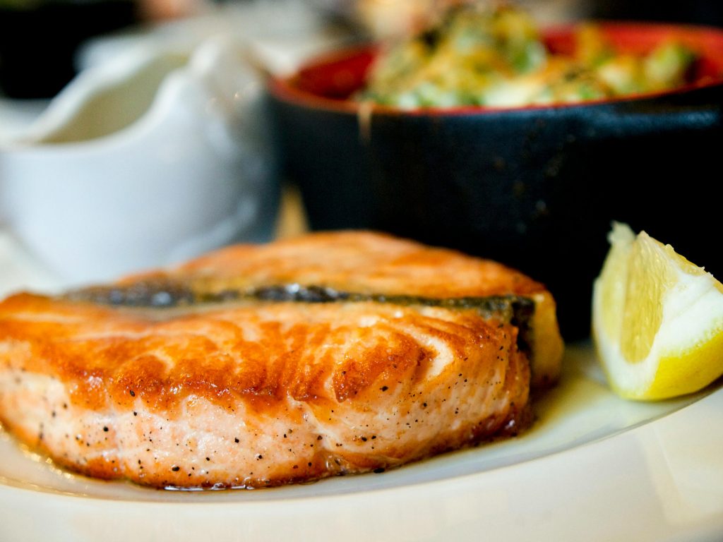 Baked Salmon with Lemon